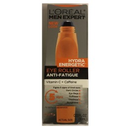 L'Oréal Loreal Paris Men's Expert Hydra Energetic Eye Roller Anti-Fatigue, 0.33 oz