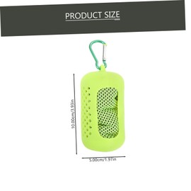 Mipcase 1set Sports Towel -Friendly Microfiber for Workout Yoga Travel Comes with Case Fast Drying Highly Absorbent Gym Towel Fruit