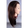 Carol Maniqui Cabeza Practica Mediano 18 PLG Cabello 100% Humano