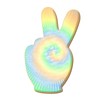 Foose Brand Hand Peace Sign Cookie Cutter 4 in, Tin