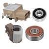 Alternator Rebuild Kit Compatible for Ford 2013-2016 Super Duty 6.2L 200 Amp Option Denso 104211-0190 Regulator Brushes Bearings - 11641RK