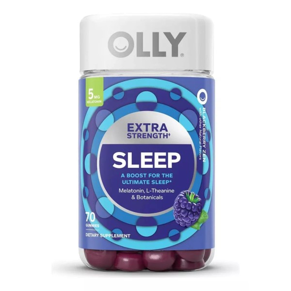 Olly Sleep Extra Fuerza 5 Mg Melatonina 70 Gomas