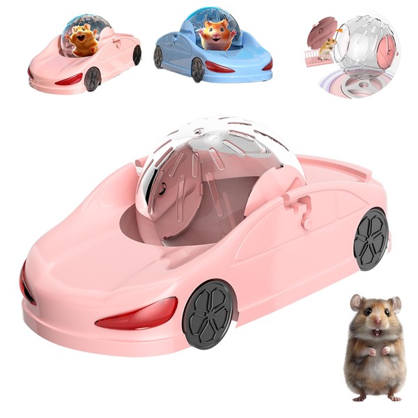 3 Modes Exercise Ball & Car Toy Set: Detachable Transparent
