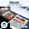 FREEZER SANITY The Original Chest Freezer Organizer Bins, Stackable Storage