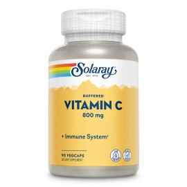 SOLARAY Buffered Vitamin C 800 mg - 90 VegCaps