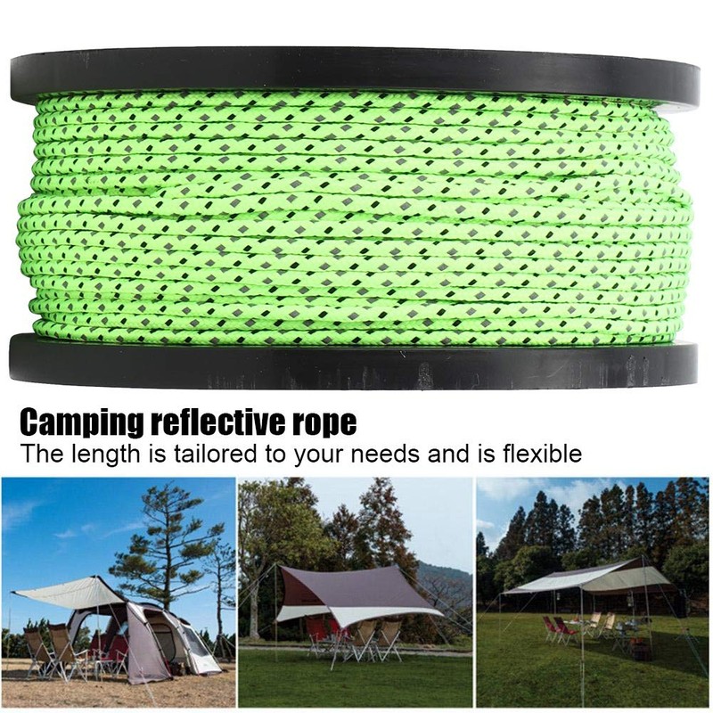 Fauitay Tent Rope Safety 13×13×6 High Density 2.5mm Multifunctional Camping