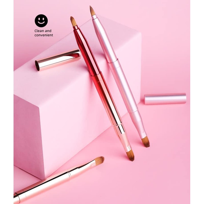 Exquisite Professional Lip Brush Applicators-Retractable Lipstick Brushes- Lipstick Gloss Makeup