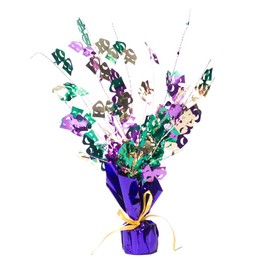 Mardi Gras Gleam 'N Burst Centerpiece Party Accessory (1 count) (1/Pkg)