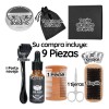 Kit Aseo Y Cuidado Barba Bigote Cuchillas Afeitado Men 9pcs