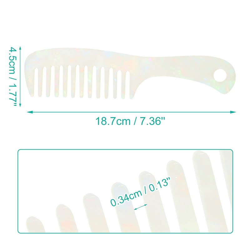 VOCOSTE Hair Comb Wide Teeth Anti-Static Thick Curly Hair Supplies