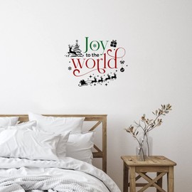 Joy to The World Teen Room Home Decorations Wall Stickers Removable Home Decals for Sofa Bedroom Bike Notebook Vinyl 18in