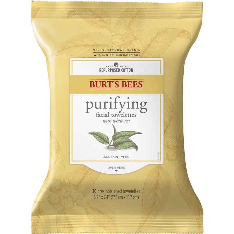 Facial Cleansing Towelettes - White Tea Extract
