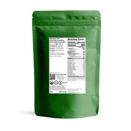 Food to Live Organic Dry Roasted Whole Almonds with Himalayan Salt, 2 Pounds Non-GMO, Oven Roasted, Lightly Salted, No Oil Added, Vegan, Kosher. High in Protein and Essential Fatty Acids. Great Snack