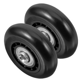 GLEAVI 2pcs Swivel Caster Wheels for Luggage Replacement Easy to Install and Metal Design Smooth Rolling for Suitcases and Travel Bags