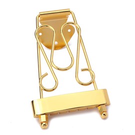 Alnicov One Set 6 String Jazz Archtop Guitar Trapeze Tailpiece Wire Frame Hollow Semi Hollow Electric Guitar - Gold