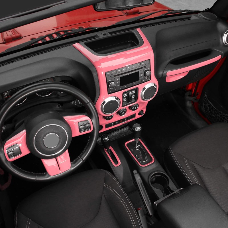 SQQP 10PCS Full Set Interior Trim Kit for 2011-2018 Jeep