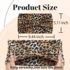 Woeoe Boho Headbands Wide Turban Headband Leopard Printed Hairband Non