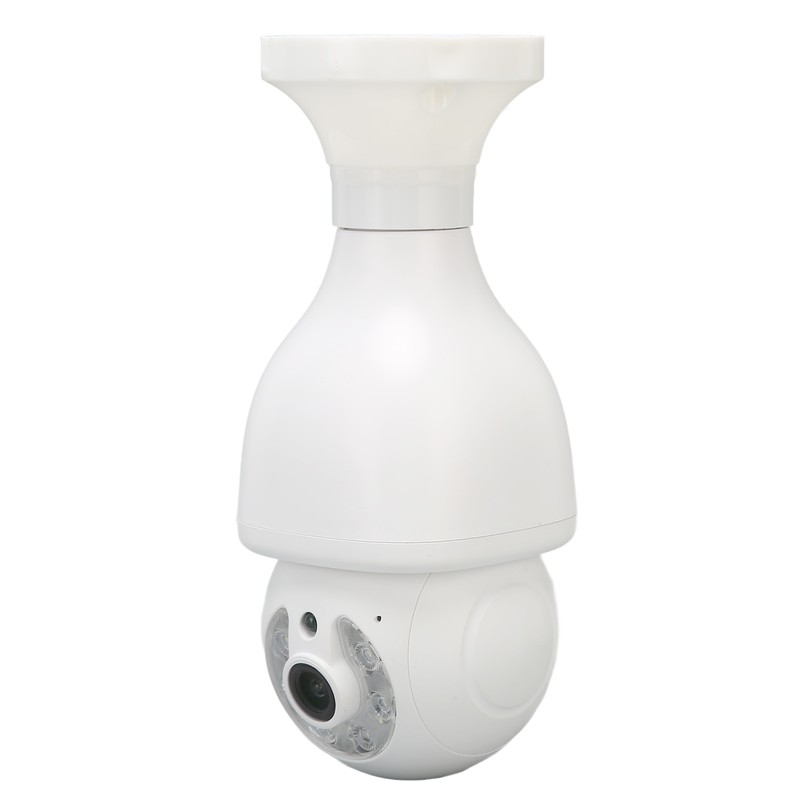 WiFi Security Camera 1080P Night Vision Motion Detection E27 Screw