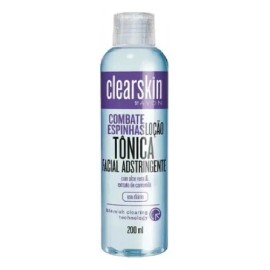 Loción tónica facial astringente Clearskin, momento de aplicación, tipo de piel nocturna, todo tipo de piel