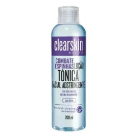 Loción tónica facial astringente Clearskin, momento de aplicación, tipo de piel nocturna, todo tipo de piel