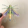 50Pcs Insects Stickers, Waterproof PET Transparent Stickers for Notebooks, Scrapbooking,