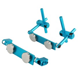 Pothyes RC Magnetic Body Post Stealth Invisible Body Shell Mount Column Kit Compatible with HSP Sakura D3 XIS Himoto HPI Tamiya TT-01 TT-02 1/10 RC Touring Car Drift Car (Blue)