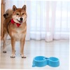 BESPORTBLE Automatic Pet Water Dispenser with Dual Bowls Portable Dog