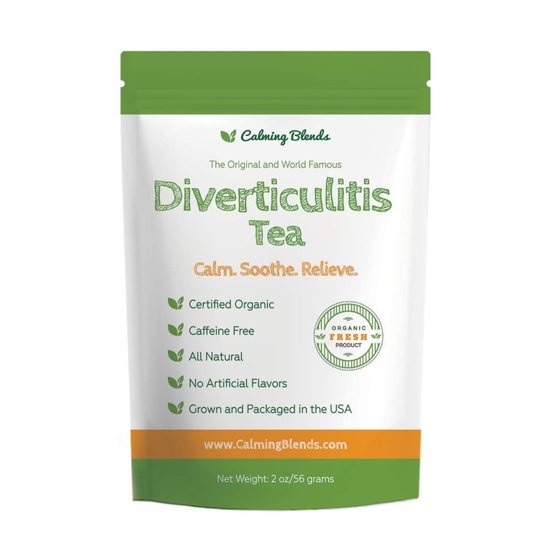 Calming Blends Diverticulitis Tea and Diet Booklet | Includes Original