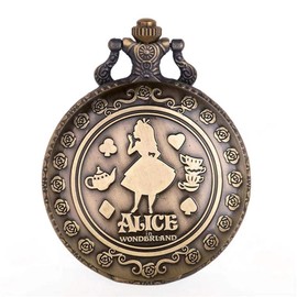 Tiong Retro Pocket Watch Quartz Antique Birthdays Party Cosplays Best Gifts
