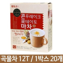 Damtuh 담터차 담터 콘푸레이크 포테이토마차 12T 1박스20개 Damto Tea Damto Corn Flake Potato Tea 12T 1 Box 20 Packs