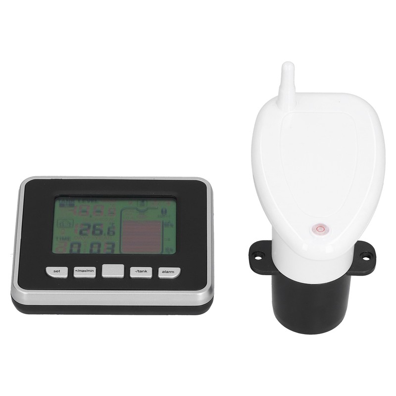 Water Tank Level Meter Ultrasonic Digital Display Depth Gauge Sensor