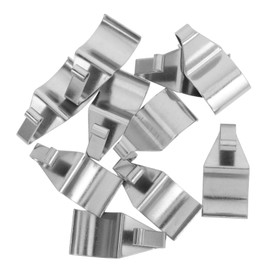 BUGUUYO 10pcs No-Drill Vinyl Siding Hooks Invisible Heavy Duty Clips for Outdoor Hanging Easy Install for Lights and Decor and