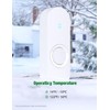 AIDA Lighted Wireless Doorbell for Home, Waterproof Battery Doorbell Wireless