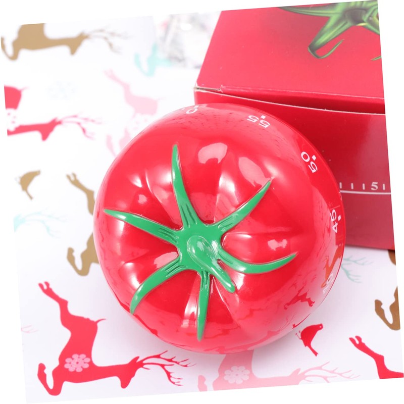 COLLBATH Kitchen Timer Alarm Clock Plastic Tomato Timer Functional for