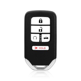 Keylessbest Key Fob Remote Replacement for 2016 2017 Honda Accord 5 Buttons 433MHz ACJ932HK1310A,Black