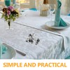iplusmile 8pcs Stainless Steel Trapezoidal Tablecloth Holders One Design for