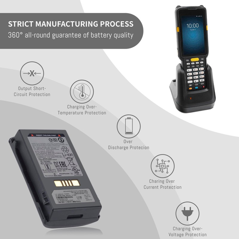 DFTIM 5200MAH MC32 Battery Compatible for Symbol MC32 MC3200 MC32N0
