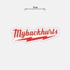 My Back Hurts Funny Meme car Bumper Sticker, Weather Resistant,