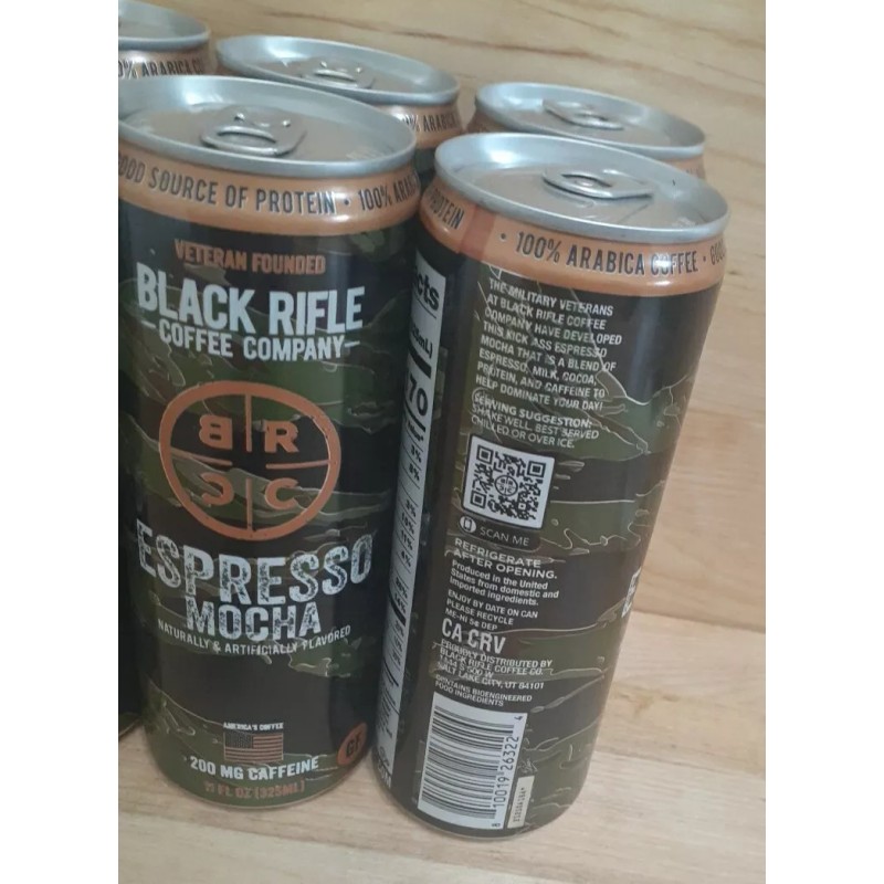 Black Rifle Coffee Company 6 CANS: BLACK RIFLE Coffee Iced