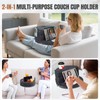 2-in-1 Couch Cup Holder & Adjustable Tablet Stand – Couch