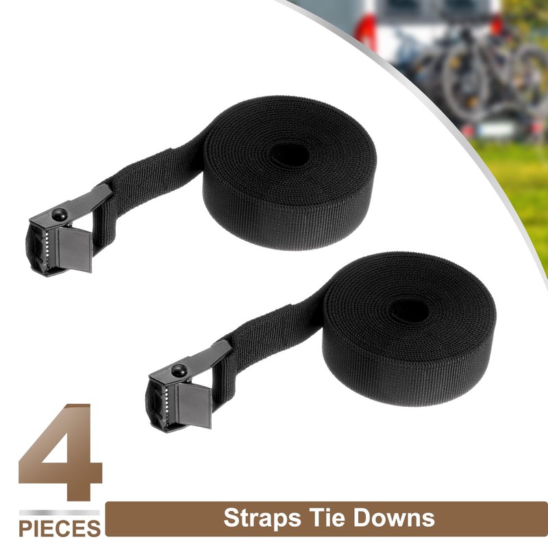 HARFINGTON 4pcs Straps Tie Downs 9.84 ft x 0.98" 551lb