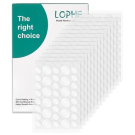 LOPHE Acne Patches, Translucent Hydrocolloid Pimple Patch for Fast-Acting Pimple, Blemish, Zit Treatment, Spot Patches with Tea Tree Oil, Spot Treatment Stickers for Day and Night Face Care (504Pcs)