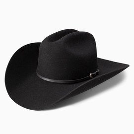 Resistol Men's Sonora 4X Fur Felt Cowboy Hat Black 7 3/8