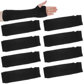 8PCS Arm Sleeve for Splint Arm Cast Cover Protector Hand Socks for Splint Black Arms Sling Elastic Short Cast Covers Protector Removable Washable Wrist Elbow Protection Cover Short for Bath Shower