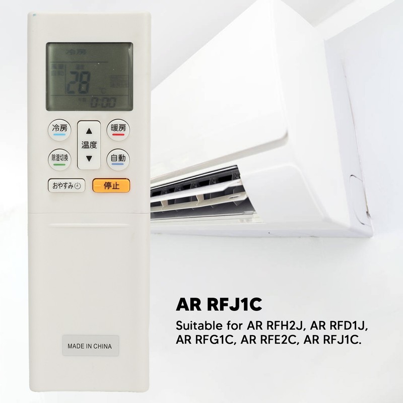 Air Conditioner Remote Control Replacement ABS Lightweight Remote Control for