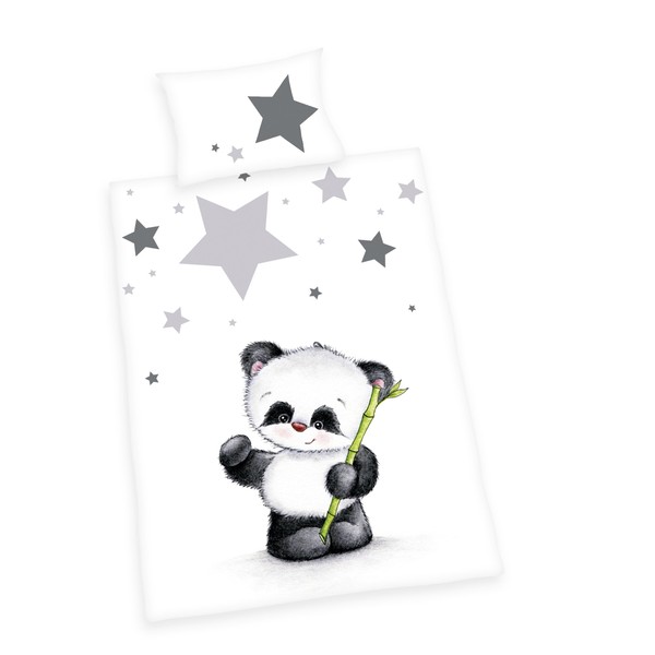 Herding Panda Bed Linen Set, Pillowcase 40 x 60 cm,