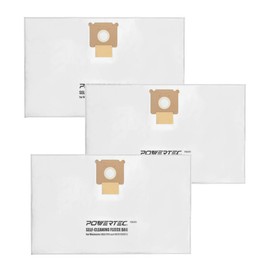 POWERTEC 75043 Fleece Filter Bags for Vacmaster VK811PH, VK1011SIWTH, 3PK