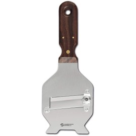 SANELLI AMBROGIO 1720.000 Affettatartufi aus Edelstahl mit Griff Palisander und Glatte Klinge, Edelstahl, Braun, 25.0 x 8.5 x 2.0 cm