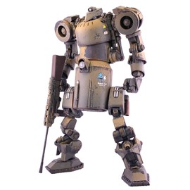 Cavico MIM-002-DY Camp Liesen Mars Human Heavy Machinery Series, No. IV Type Heavy Machinery, Late Production, Dark Yellow, 1/35 Scale, Total Height: Approx. 5.3 inches (13.5 cm), Plastic Model