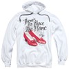 The Wizard of Oz Red Ruby Slippers Hoodie, White, Small